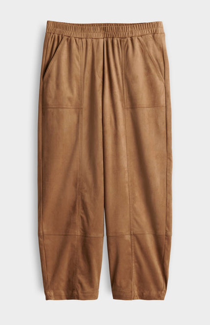 Broek Myha Barrel Velours Ginger Bread