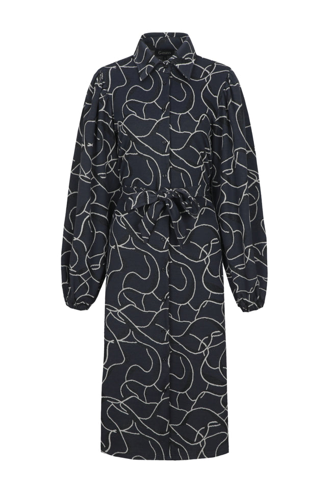 Jurk Liobhan Dark Jeans Blue Black