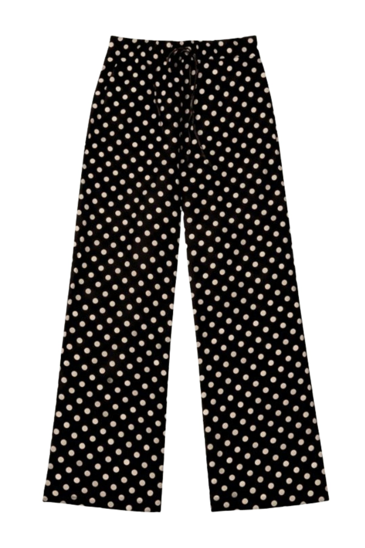 Bruine broek Jade Brown Dot van Elvira Casuals met een gedessineerd patroon en een comfortabele pasvorm.