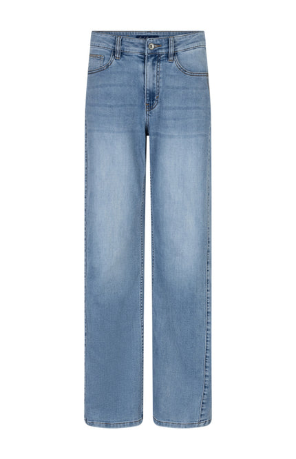 Red Button Broek Claudette Slanted Seam Light Blue SRB4907 L33 Stretchshop.nl