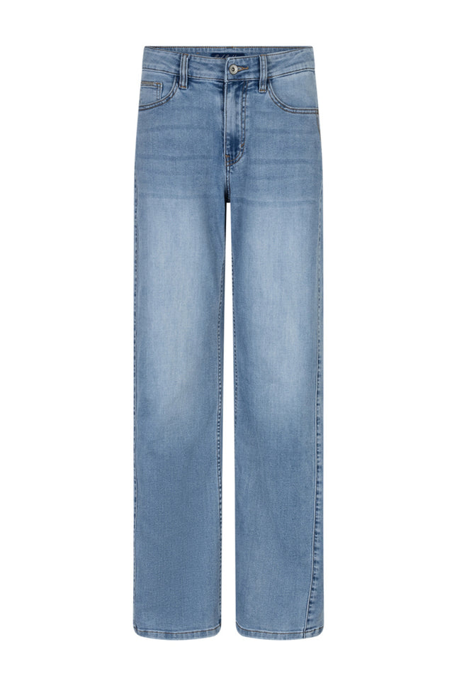 Red Button Broek Claudette Slanted Seam Light Blue SRB4907 L33 Stretchshop.nl