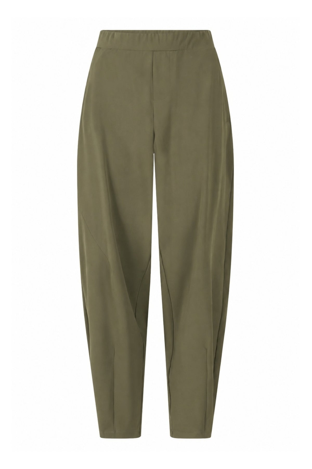 Groene Zoso Travel Broek Sascha 265 met comfortabele pasvorm en praktische zakken, geschikt voor reizen en outdooractiviteiten