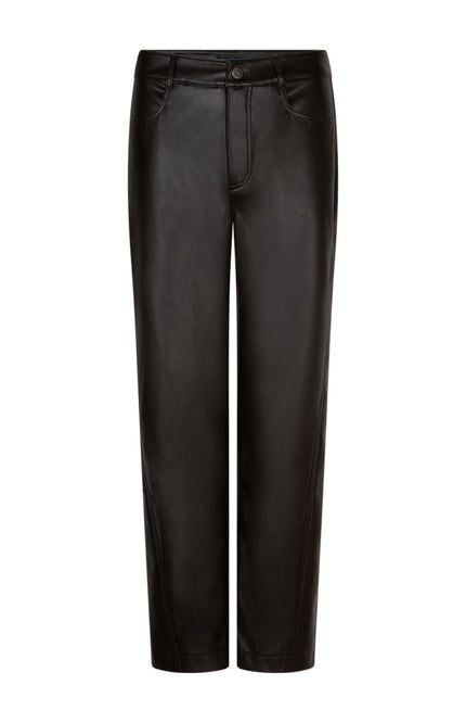 Broek Caitlina Faux Leather Espresso SRB5079 L28