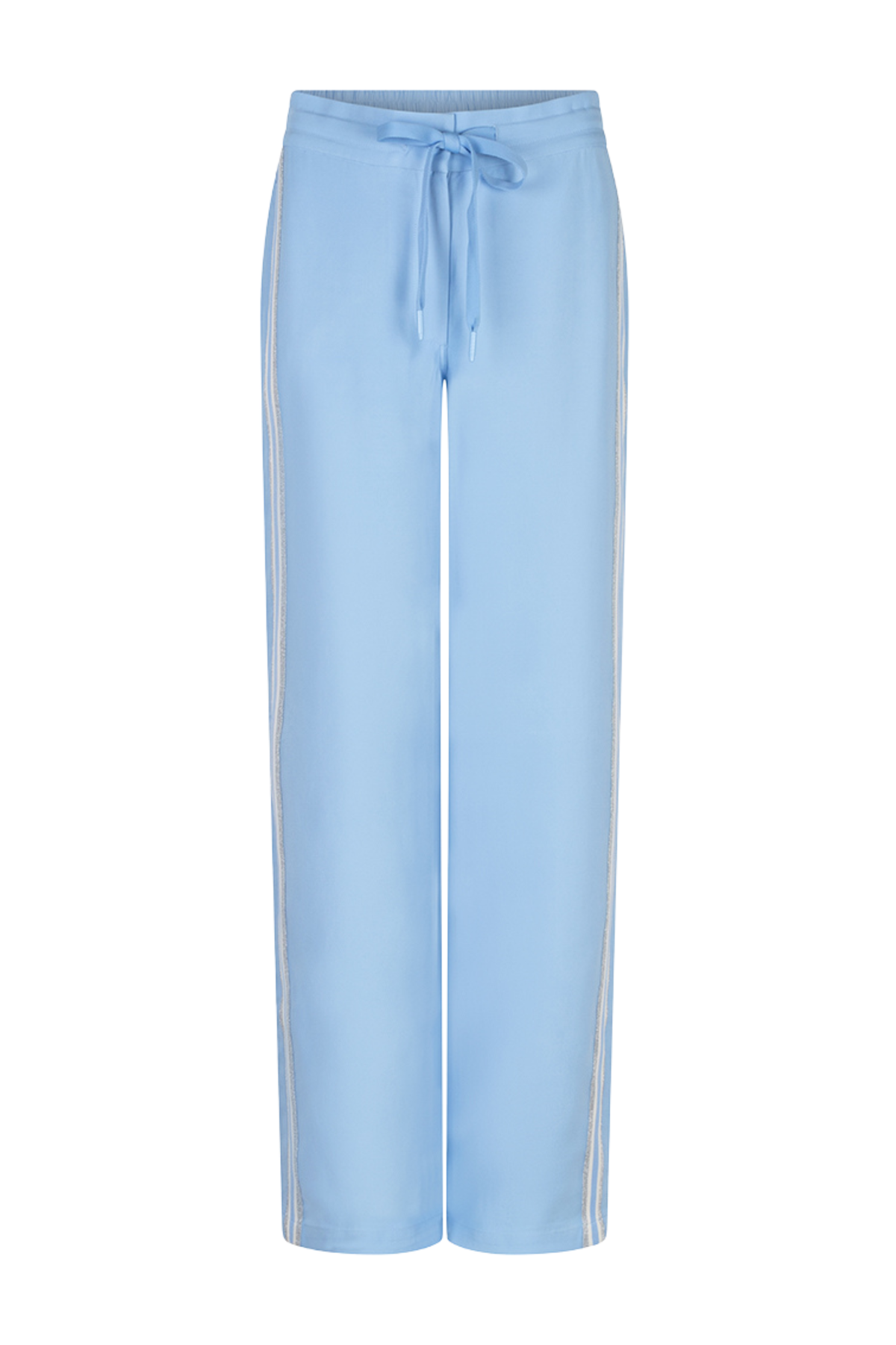 EsQualo broek tape Sideseam in Pacific Blue, geschikt voor naadafwerking en kledingreparaties, visueel te zien op de afbeelding