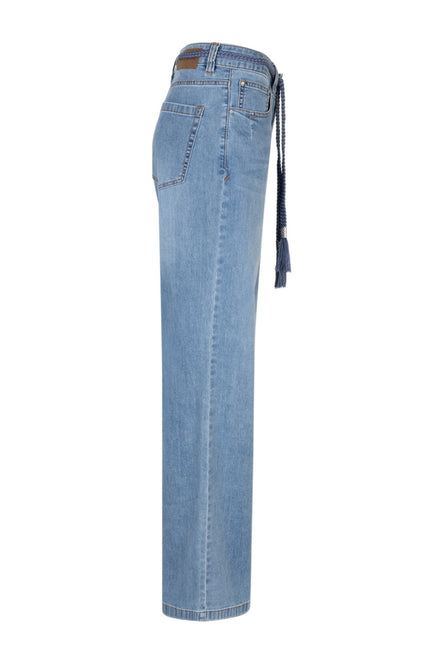 Broek Colette Belt Light Blue SRB4766 L31