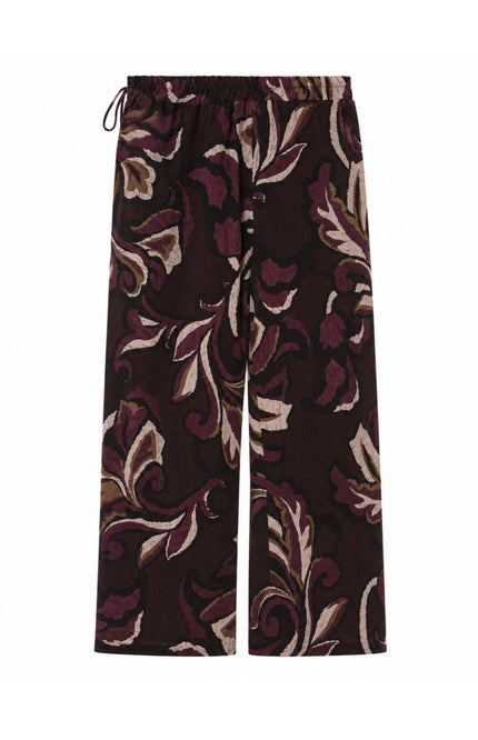 Broek Palazzo Blad Print Port 503642
