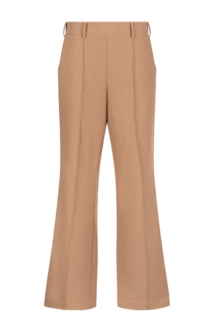 Nukus Broek Jill Camel NKS09068 Stretchshop.nl