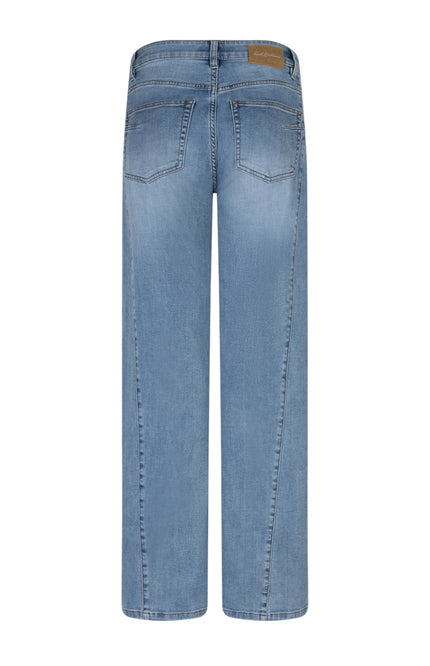 Red Button Broek Claudette Slanted Seam Light Blue SRB4907 L31 Stretchshop.nl