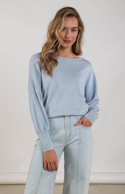 Nukus Trui Jorien Lurex Cloudy NKS03055 Stretchshop.nl