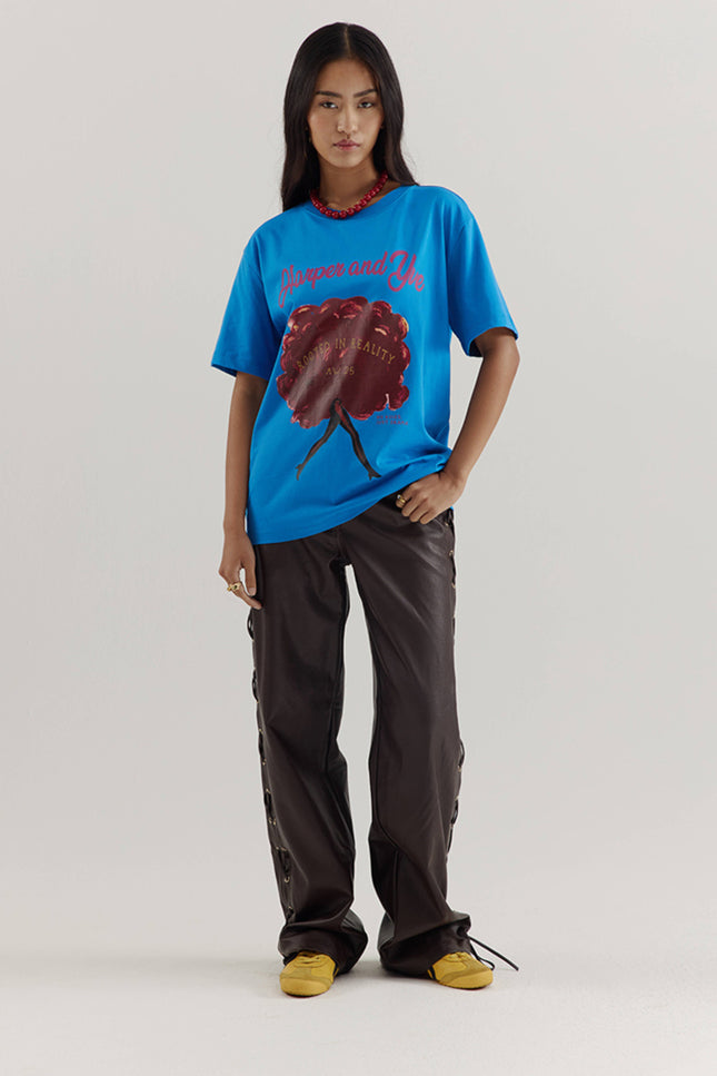 T-Shirt Rootedinreality Vintage Blue AW25Y305