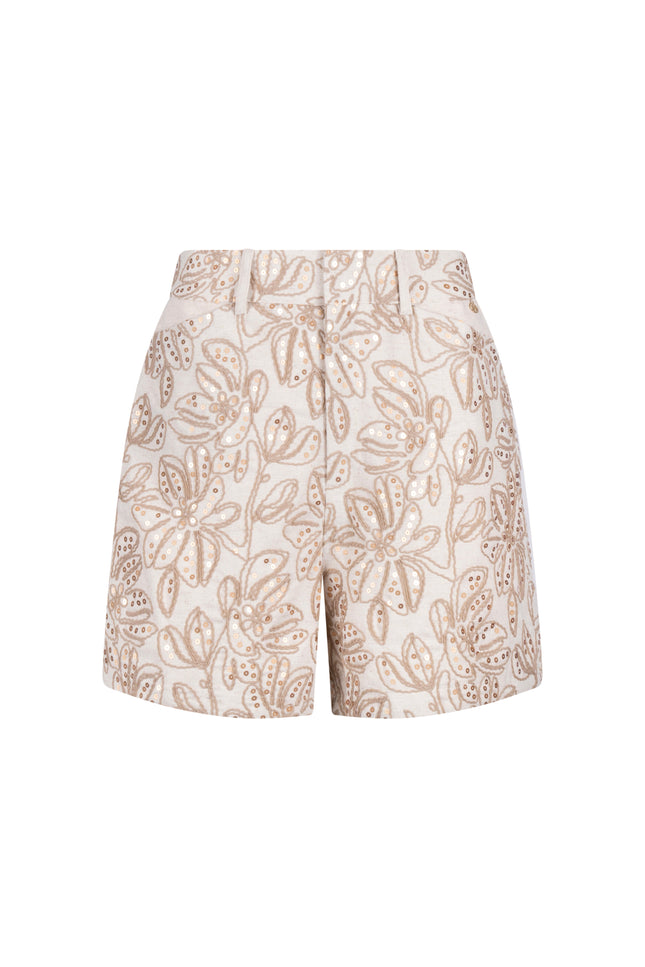 Nukus Short Dagmar Paillet Sand NKS09050 Stretchshop.nl