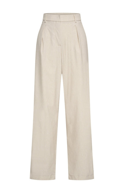 Mi Piace Heavy Travel Broek Pleated Structure Print Kit 202762 Stretchshop.nl