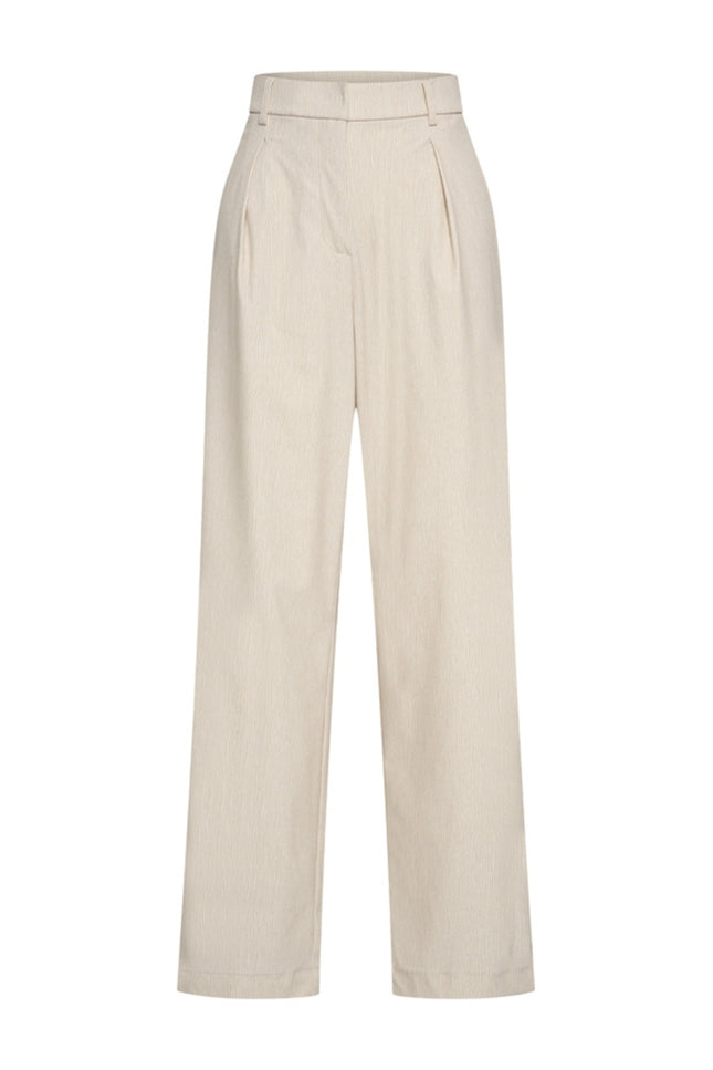 Mi Piace Heavy Travel Broek Pleated Structure Print Kit 202762 Stretchshop.nl