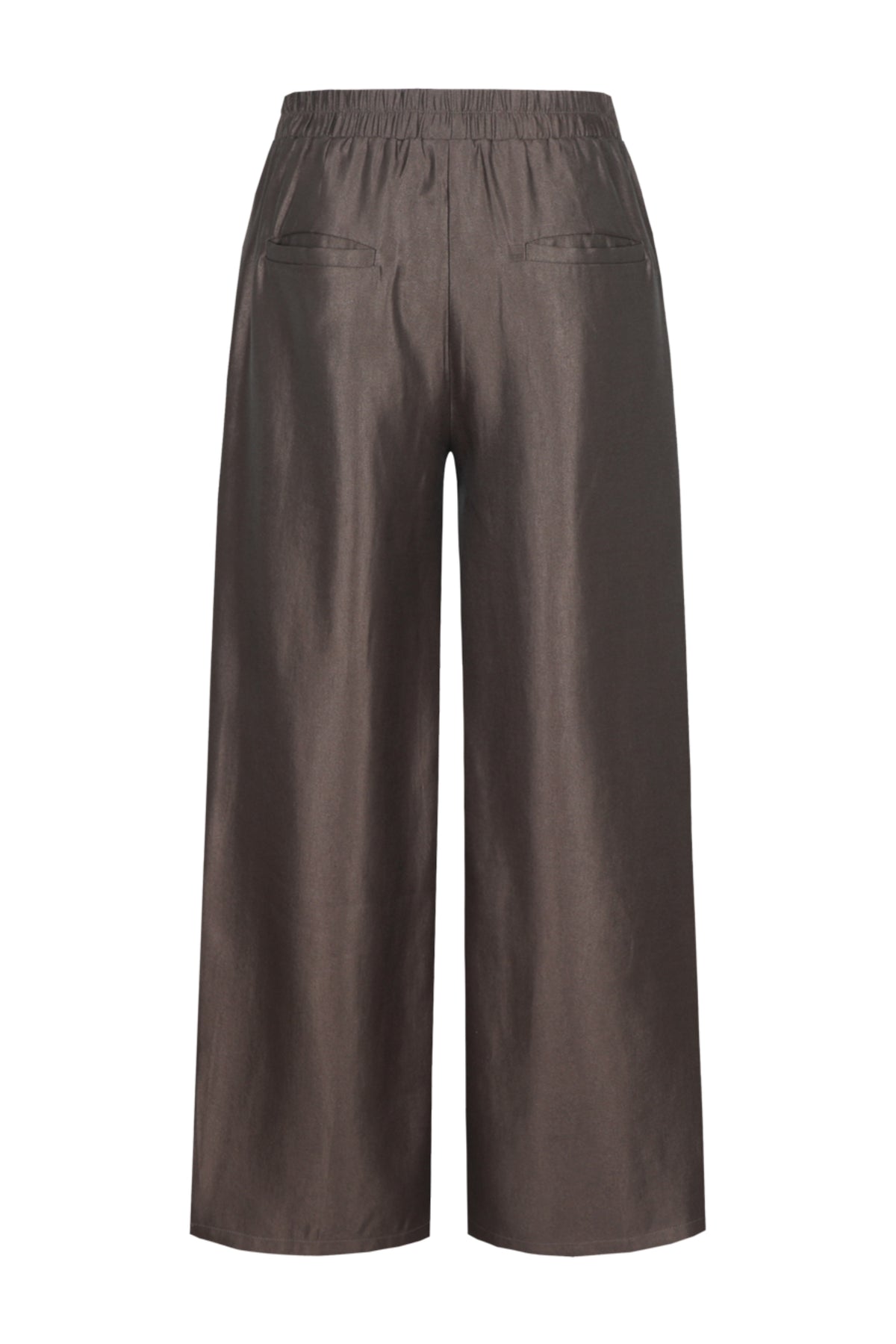 G-maxx Ashling Dark Earth broek, stevige donkerbruine damesbroek met comfortabele pasvorm en modieuze details.