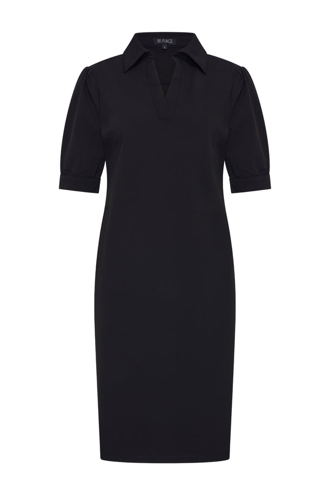 Mi Piace Travel Jurk Polo Black 202605 Stretchshop.nl