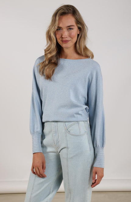 Nukus Trui Jorien Lurex Cloudy NKS03055 Stretchshop.nl