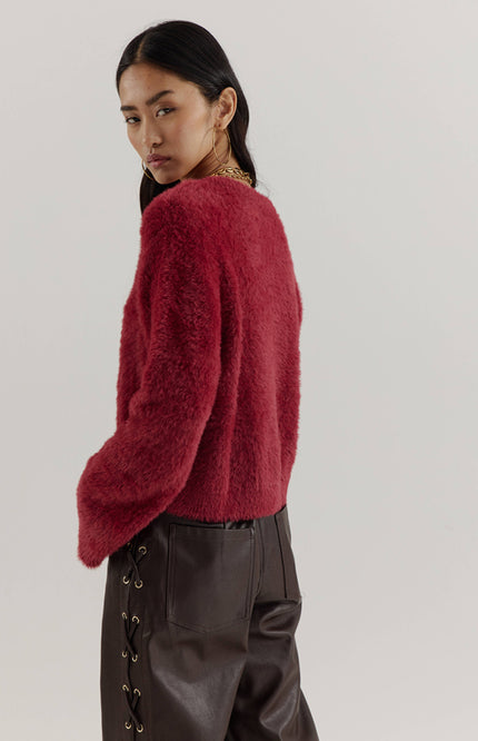 Sweater Nina Ruby Red AW25W502