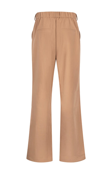 Nukus Broek Jill Camel NKS09068 Stretchshop.nl