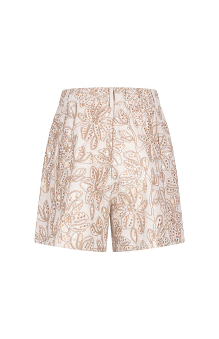 Nukus Short Dagmar Paillet Sand NKS09050 Stretchshop.nl