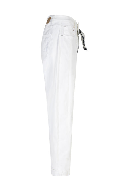 Red Button Broek Caitlina Sidepatch White SRB4905 Stretchshop.nl