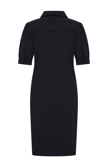 Mi Piace Travel Jurk Polo Black 202605 Stretchshop.nl