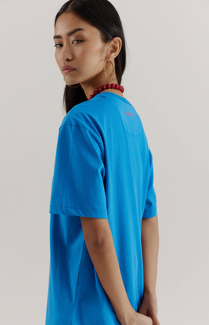 T-Shirt Rootedinreality Vintage Blue AW25Y305