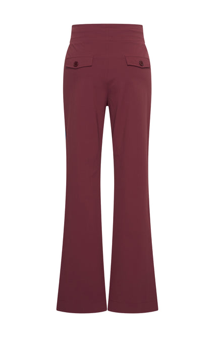 Travel Broek Tape Burgundy 202668