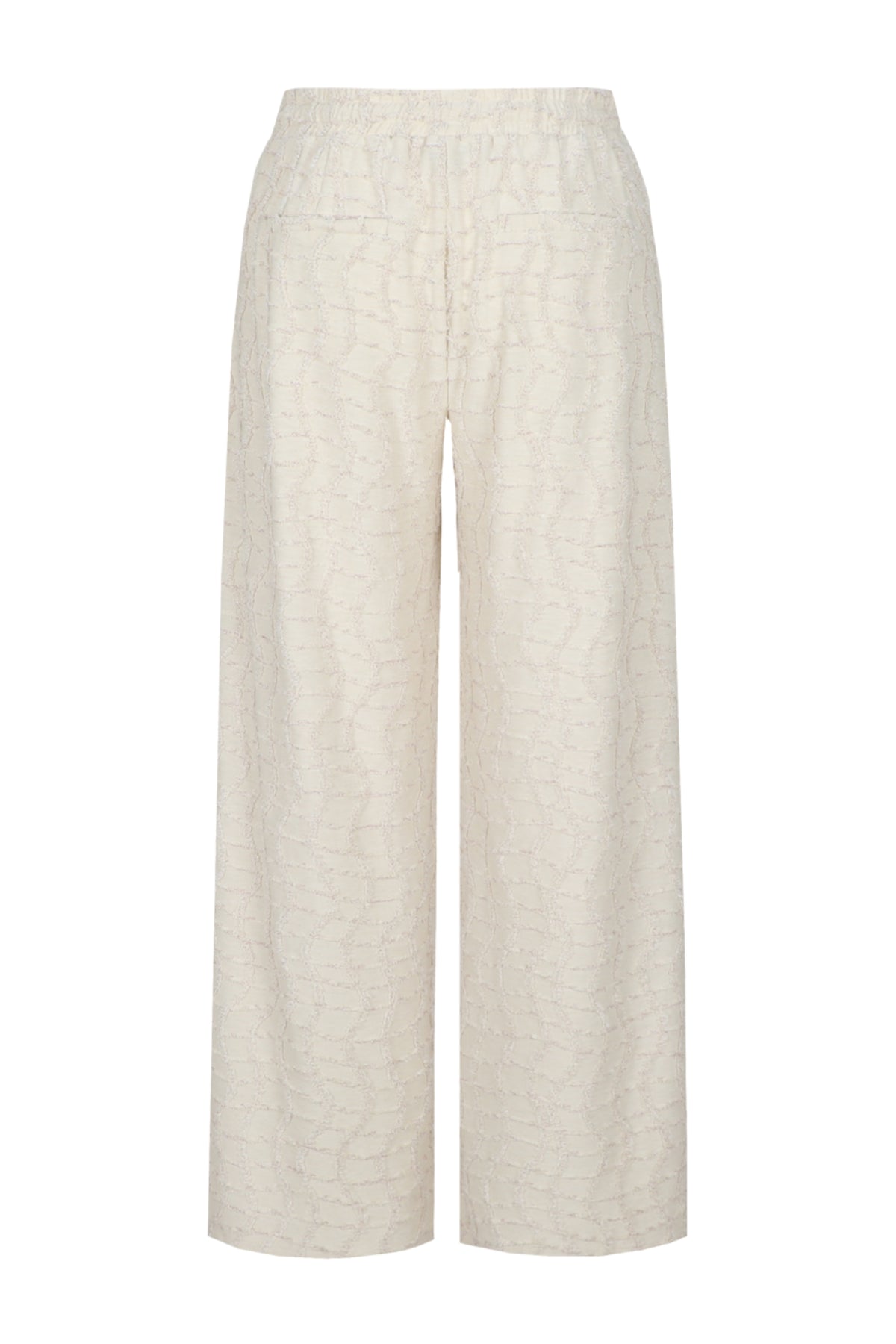 G-maxx Rian Sand broek met rechte snit en elastische taille, comfortabele pasvorm en modieuze uitstraling.