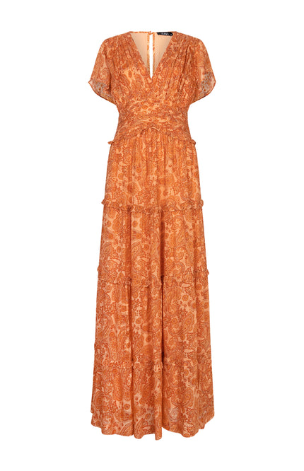 Jurk Paisley Naranja