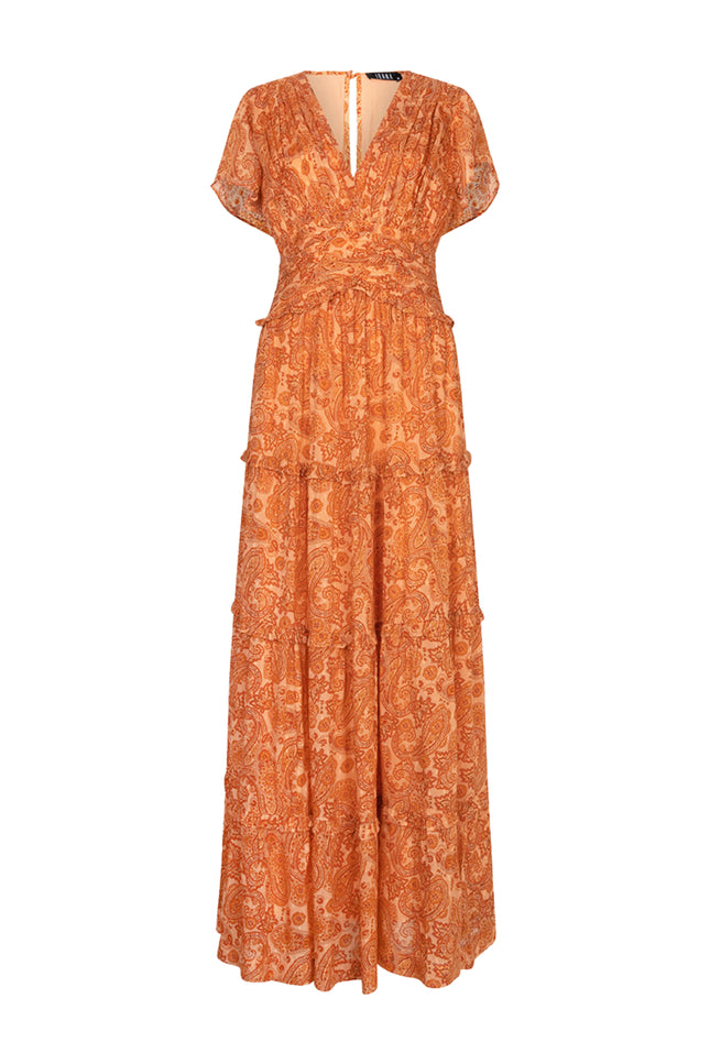Jurk Paisley Naranja