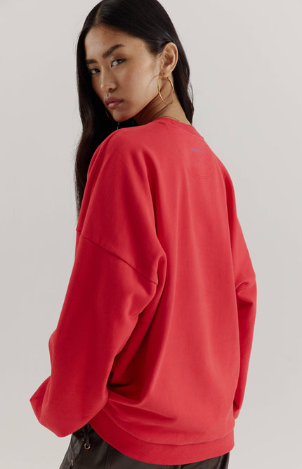 Sweater Rootedinreality Racing Red AW25Y509