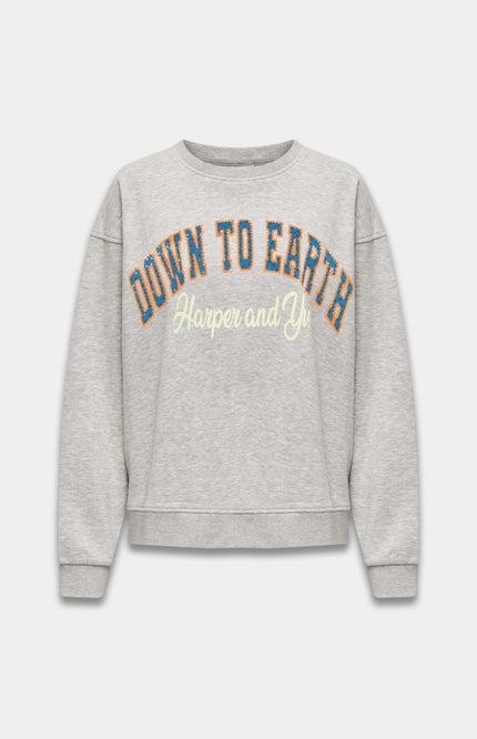 Sweater Downtoearth Grey Melee AW25Y507