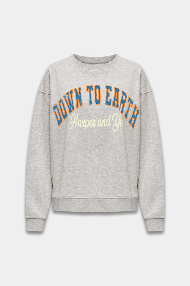 Sweater Downtoearth Grey Melee AW25Y507