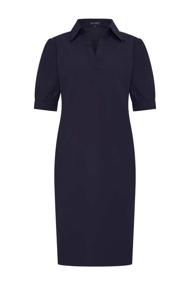 Mi Piace Travel Jurk Polo Navy 202605 Stretchshop.nl