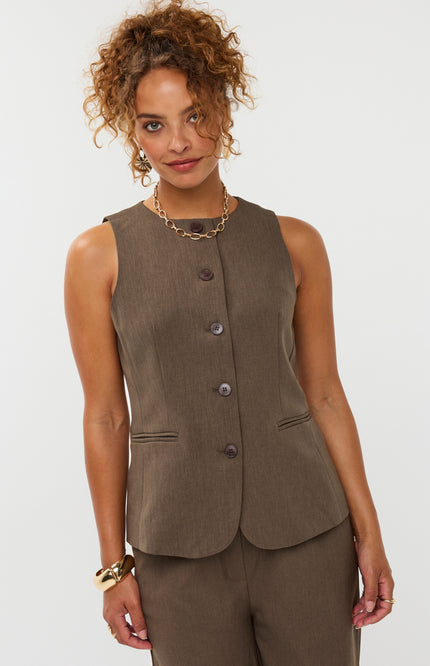 Gilet Mellie Mud