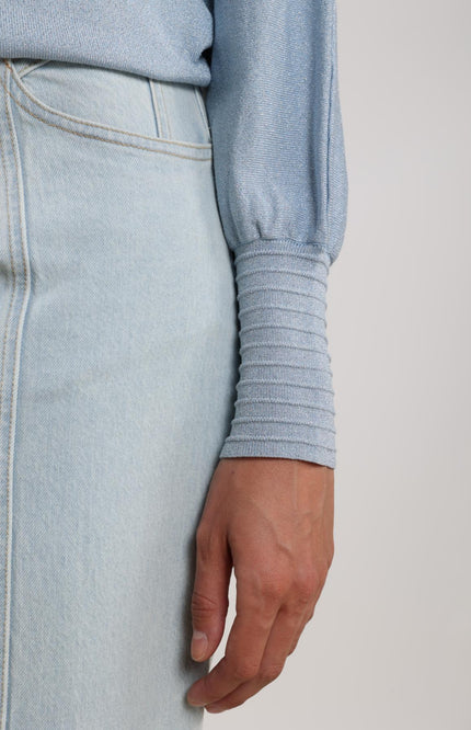 Nukus Trui Jorien Lurex Cloudy NKS03055 Stretchshop.nl