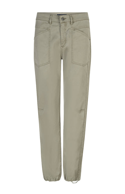 Red Button Broek Jules Lyocell Twill Light Khaki SRB4786 Stretchshop.nl
