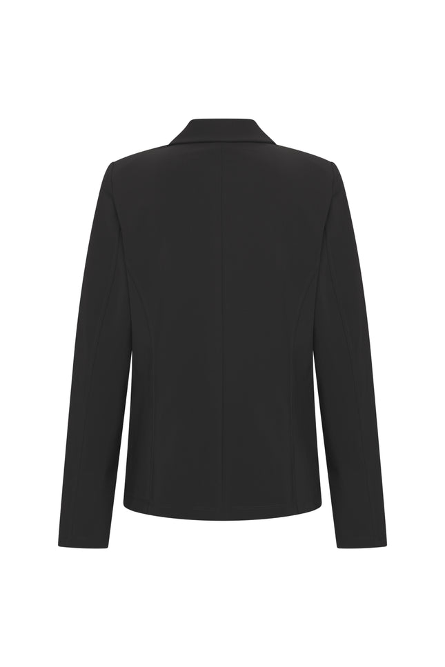 Mi Piace Bonded Travel Blazer Black 202646 Stretchshop.nl