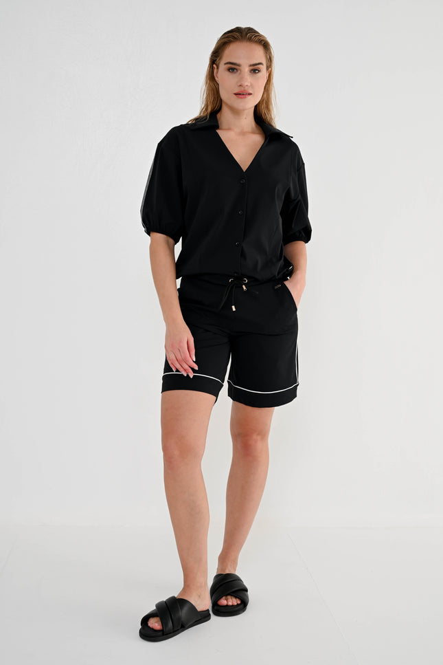 Maicazz Travel Short Tuba Black Stretchshop.nl