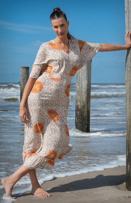 Maicazz Jurk Teyera Flower Bohemian Stretchshop.nl