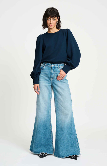POM Amsterdam Top Kae Eternal Blue SP9235 Stretchshop.nl