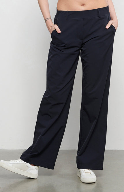 &Co woman Travel Broek Patrice Navy PA264 Stretchshop.nl