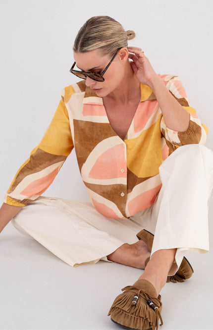 Maicazz Blouse Jolene Boho Geo Stretchshop.nl