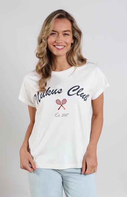 Nukus T-shirt Pippa White NKS04007 Stretchshop.nl