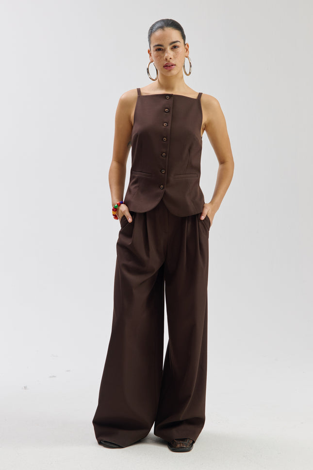 Harper & Yve Broek Mason Saddle Brown SS6N102 Stretchshop.nl