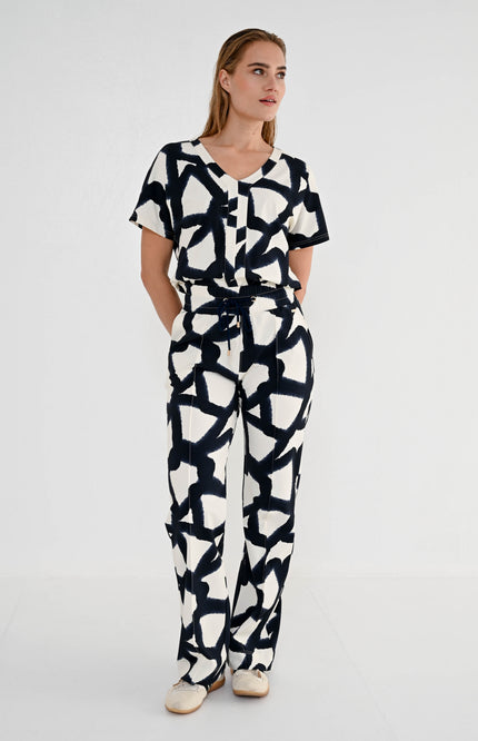 Maicazz Travel Broek Vogue Cross Paint Stretchshop.nl