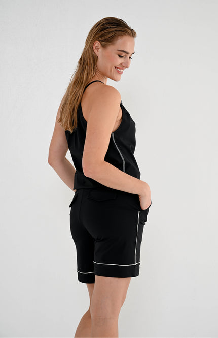 Maicazz Travel Short Tuba Black Stretchshop.nl