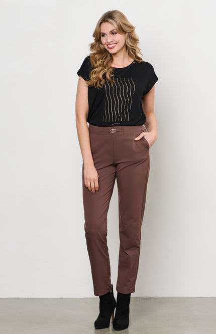 Travel Broek Pola Chocolate PA383