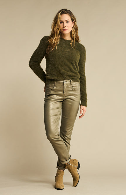 Broek Camilla Sparkle Khaki SRB4705