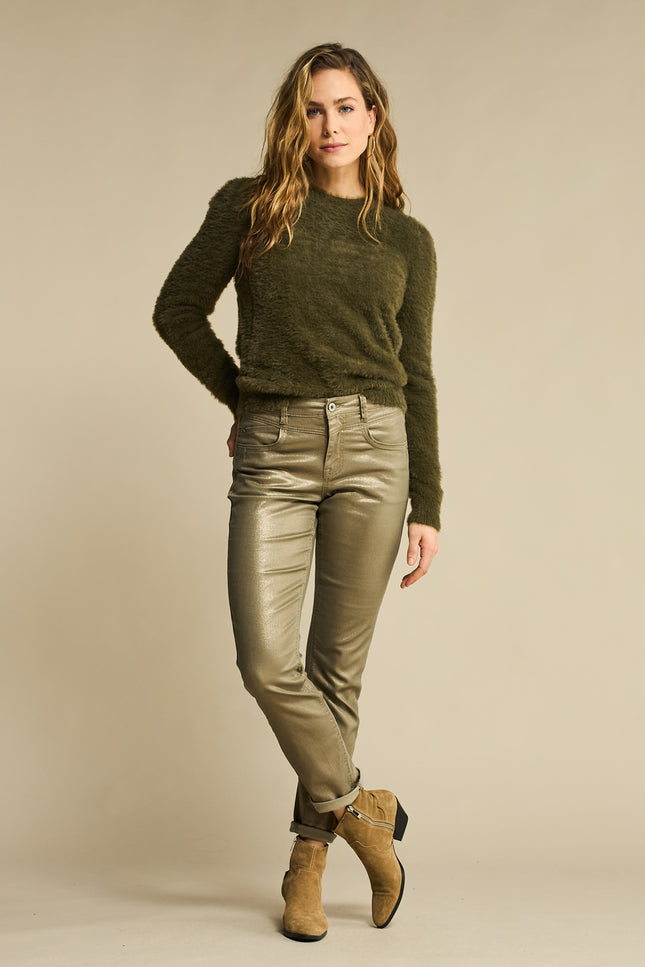 Broek Camilla Sparkle Khaki SRB4705